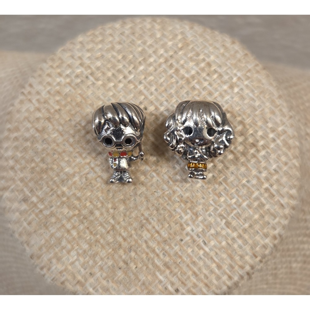 Genuine Sterling‎ Silver Harry Potter & Hermione Charms 925